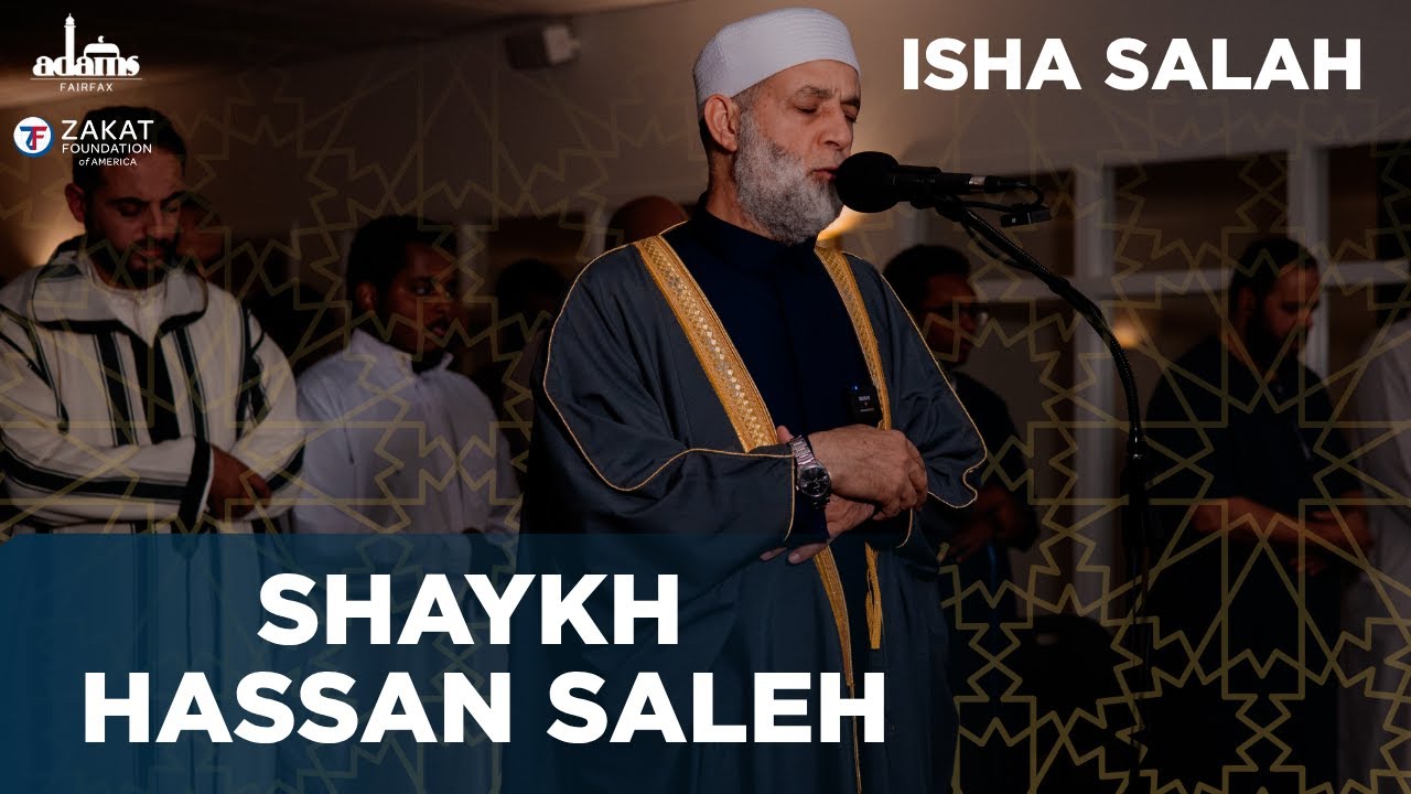 Still from Isha prayer film with Shaykh Hassan Saleh