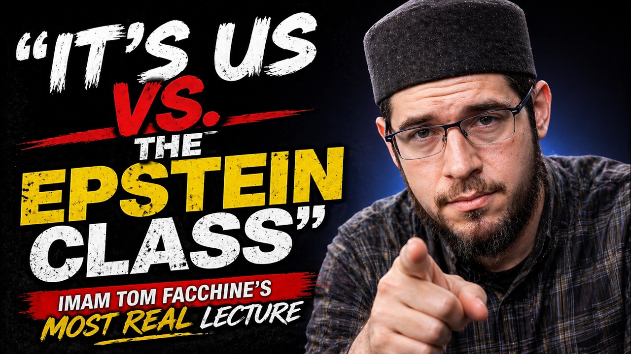 Still from Imam Tom Facchine talk at The Y